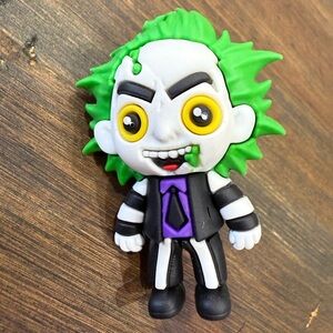 Spooky Green and Black Toy Figure